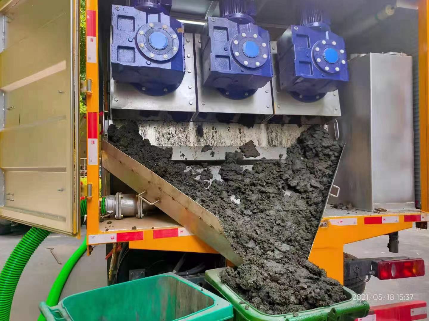 于都化粪池清掏城市维护站-泥浆净化干湿分离处理